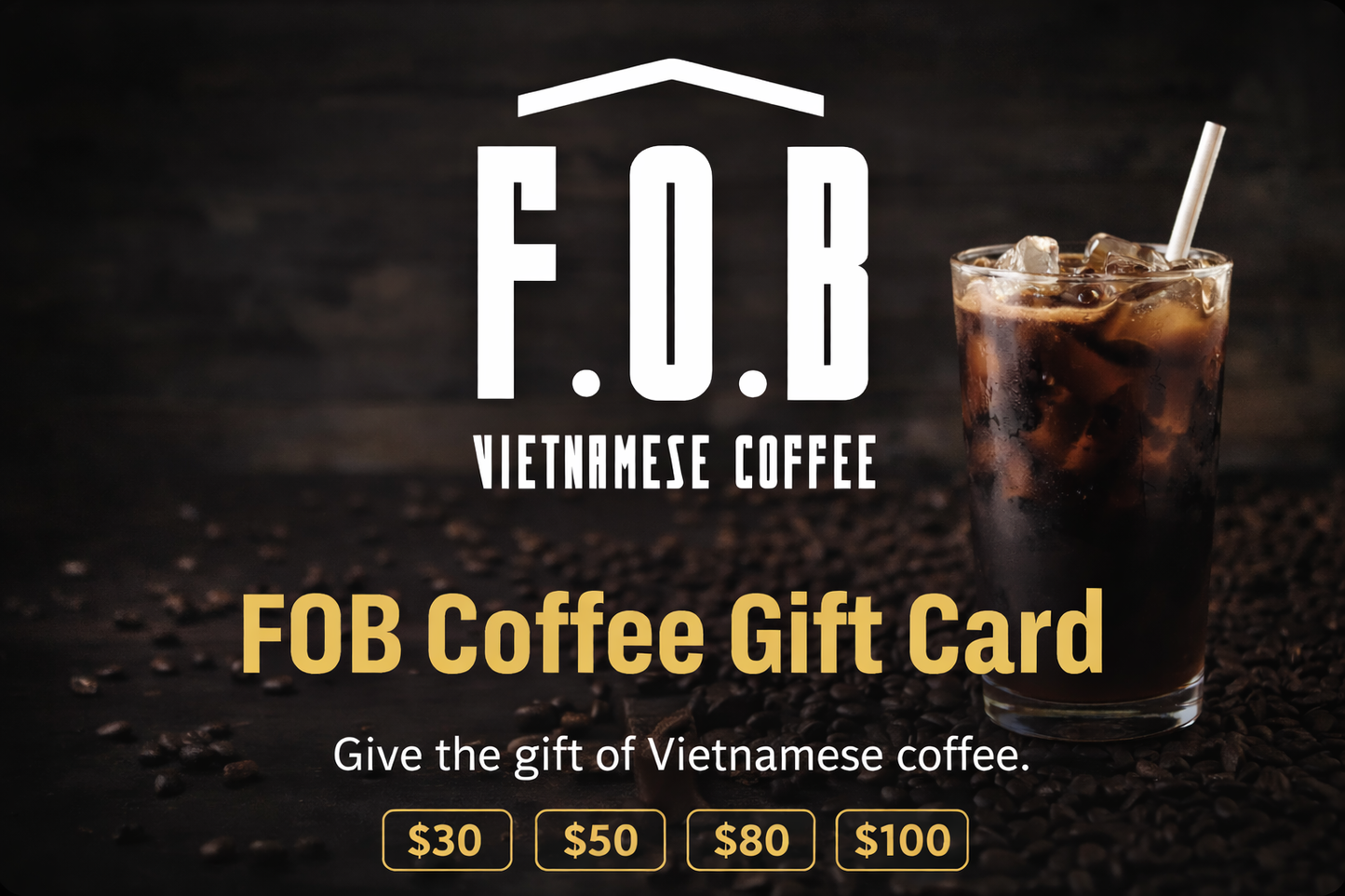FOB COFFEE Gift Card