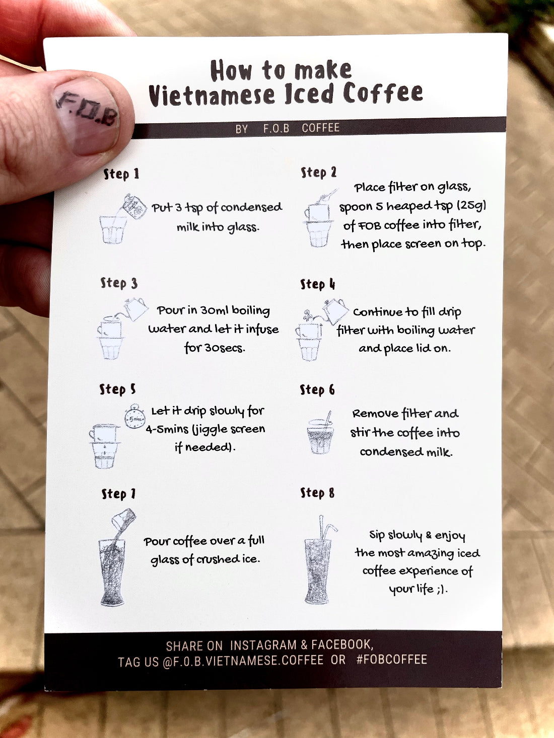 Iced Vietnamese Coffee Kit Box Set