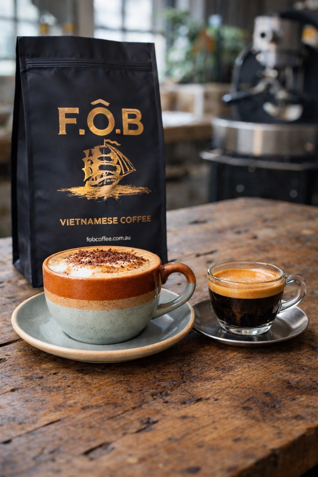 FOB ESPRESSO - Italian style with Asian twist  (VIETNAM+BRAZIL+COL)
