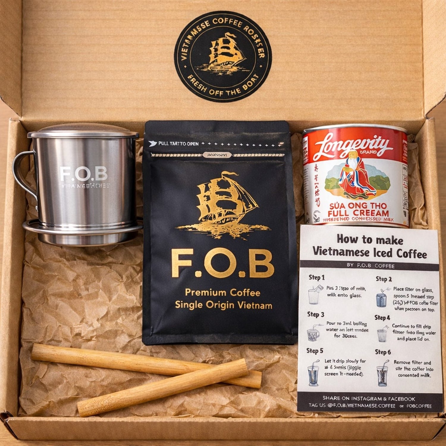 COFFEE KIT  - REFILL SETS - SAMPLE BOX