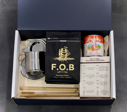 Iced Vietnamese Coffee Kit Box Set