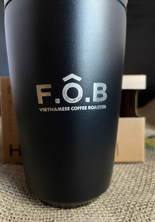 Huskee Stainless/Ceramic Cup