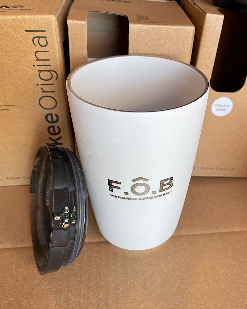 Huskee Stainless/Ceramic Cup