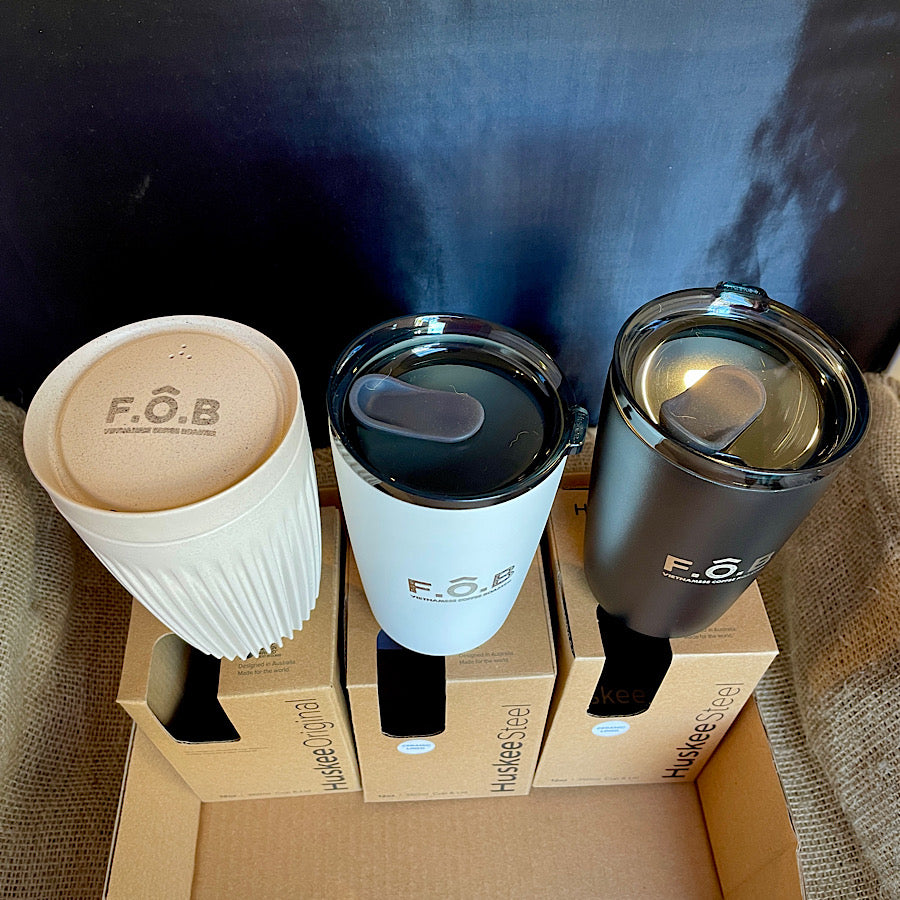 Huskee Stainless/Ceramic Cup