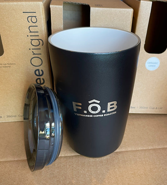 Huskee Stainless/Ceramic Cup