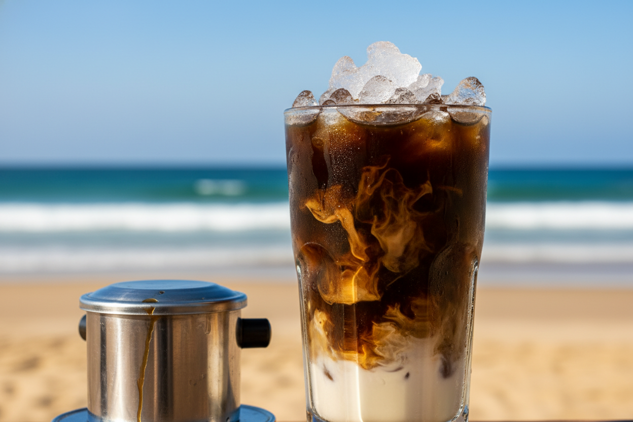 thats good, but more coffee , less milk and make it look stronger